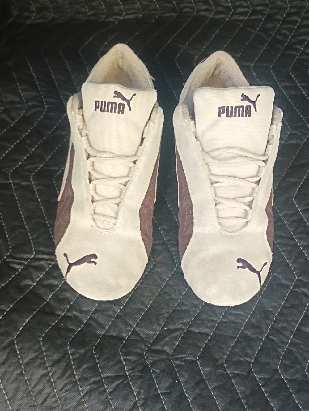 Puma Men’s Suede Sneakers in Beige and Brown